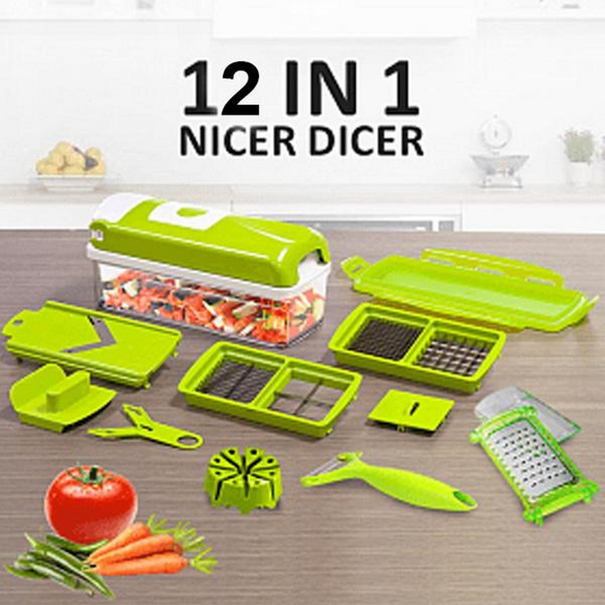 14-in-1 Multifunctional Vegetable Chopper & Slicer