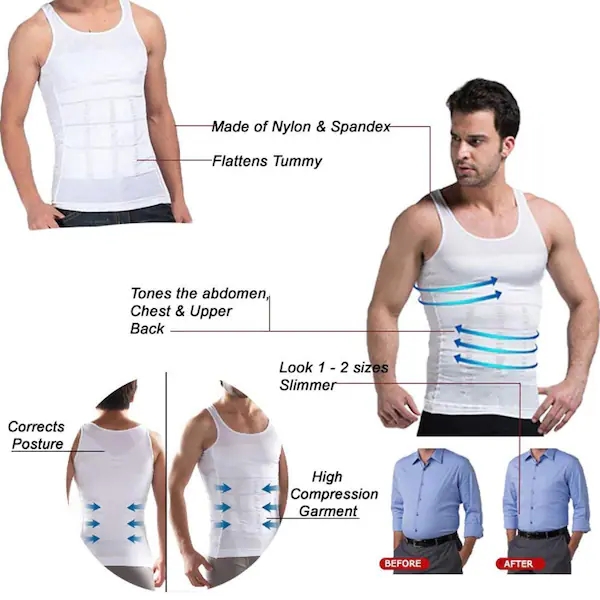Men Slimming Vest Body Shaper