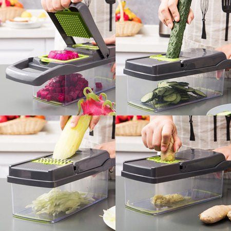 14-in-1 Multifunctional Vegetable Chopper & Slicer